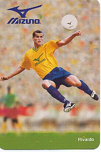 Rivaldo   Brasilien Weltmeister  Fußball Autogrammkarte 