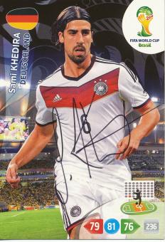 Sami Khedira   DFB  Panini WM 2014 Adrenalyn Card - 10651 