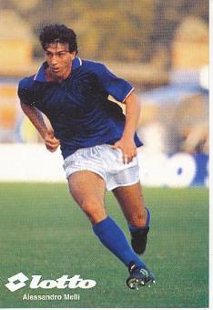 Alessandro Melli  Italien  Fußball Autogrammkarte 