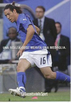 Mauro Camoranesi  Italien Weltmeister WM 2006  Fußball Autogrammkarte 