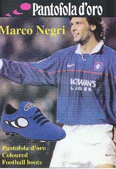 Marco Negri  Italien  Fußball Autogrammkarte 