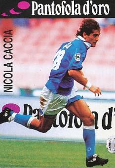 Nicola Caccia  Italien  Fußball Autogrammkarte 