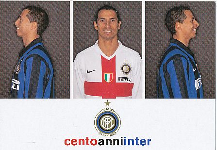 Cesar  Inter Mailand  Fußball Autogrammkarte 