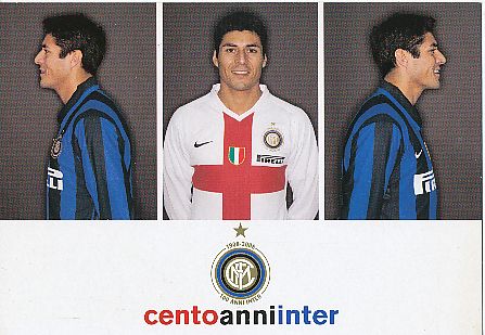 Julio Cruz  Inter Mailand  Fußball Autogrammkarte 