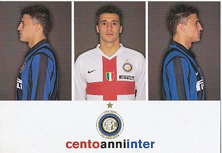 Hernan Crespo  Inter Mailand  Fußball Autogrammkarte 