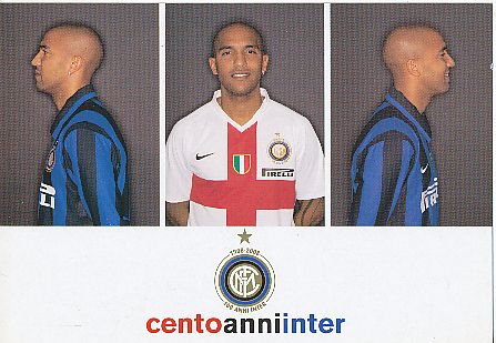 Olivier Dacourt  Inter Mailand  Fußball Autogrammkarte 