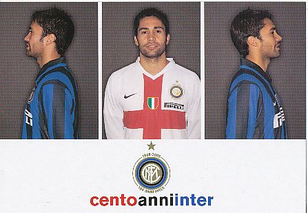Luis Jimenez  Inter Mailand  Fußball Autogrammkarte 