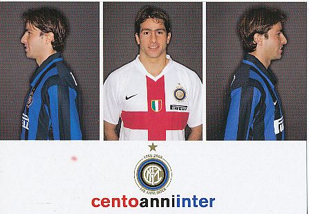 Maxwell  Inter Mailand  Fußball Autogrammkarte 