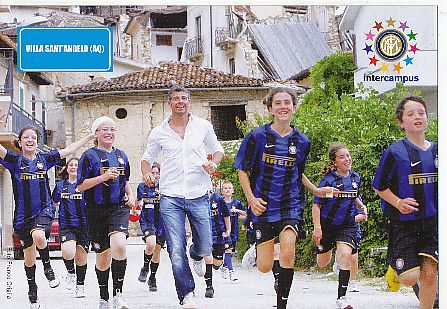 Francesco Toldo  Inter Mailand  Fußball Autogrammkarte 