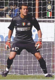 Julio Cesar  Inter Mailand  Fußball Autogrammkarte 