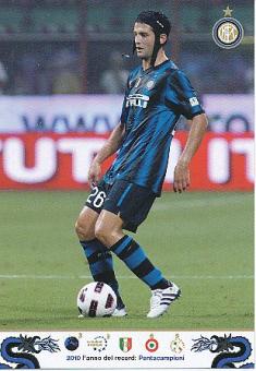 Cristian Chivu  Inter Mailand  Fußball Autogrammkarte 
