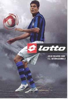 Julio Cruz  Inter Mailand  Fußball Autogrammkarte 