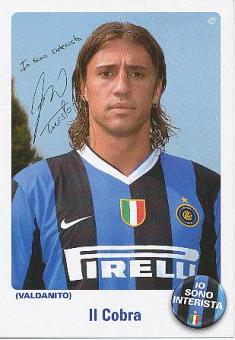 Hernan Crespo  Inter Mailand  Fußball Autogrammkarte Druck Signiert 