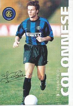Francesco Colonnese  Inter Mailand  Fußball Autogrammkarte Druck Signiert 