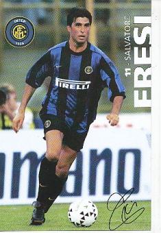 Salvatore Fresi  Inter Mailand  Fußball Autogrammkarte Druck Signiert 