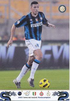 Lucio  Inter Mailand  Fußball Autogrammkarte 