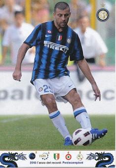 Walter Samuel  Inter Mailand  Fußball Autogrammkarte 