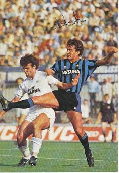 Antonio Sabato   Inter Mailand  Fußball Autogrammkarte Druck Signiert 