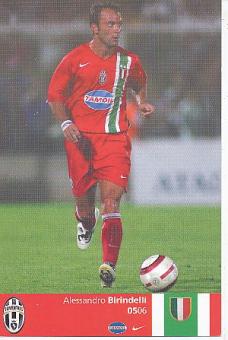 Alessandro Birindelli   Juventus Turin  Fußball Autogrammkarte 