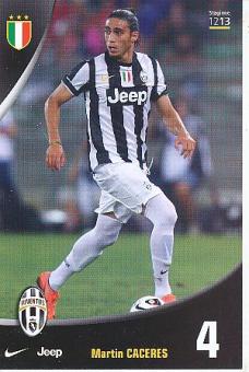 Martin Caceres  Juventus Turin  Fußball Autogrammkarte 