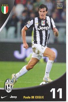 Paolo De Ceglie  Juventus Turin  Fußball Autogrammkarte 
