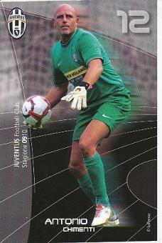 Antonio Chimenti  Juventus Turin  Fußball Autogrammkarte 