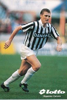 Massimo Carrera  Juventus Turin  Fußball Autogrammkarte 