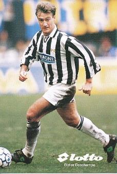 Didier Deschamps  Juventus Turin  Fußball Autogrammkarte 