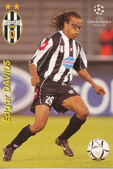 Edgar Davids  Juventus Turin  Fußball Autogrammkarte 
