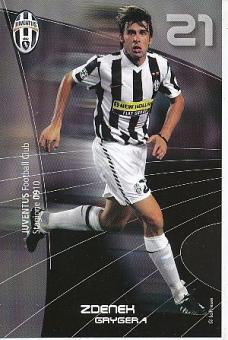 Zdenek Grygera  Juventus Turin  Fußball Autogrammkarte 