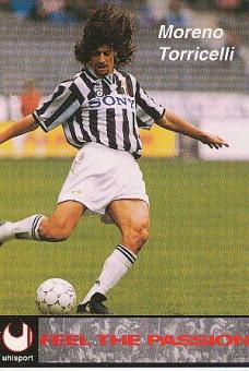 Moreno Torricelli  Juventus Turin  Fußball Autogrammkarte 