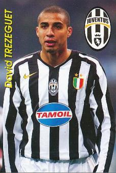 David Trezguet  Juventus Turin  Fußball Autogrammkarte 