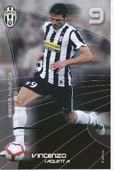 Vincenzo Iaquinta  Juventus Turin  Fußball Autogrammkarte 