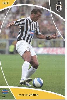 Jonathan Zebina  Juventus Turin  Fußball Autogrammkarte 