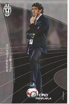 Ciro Ferrara  Juventus Turin  Fußball Autogrammkarte 