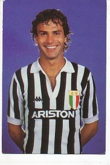 Aldo Serena  Juventus Turin  Fußball Autogrammkarte 