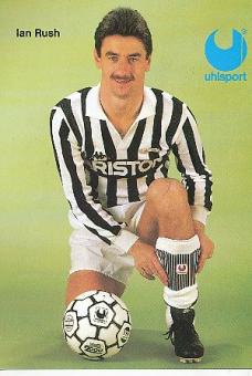 Ian Rush  Juventus Turin  Fußball Autogrammkarte 