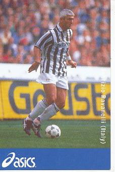 Fabrizio Ravanelli  Juventus Turin  Fußball Autogrammkarte 