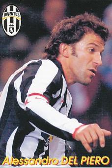 Alessandro Del Piero  Juventus Turin  Fußball Autogrammkarte 