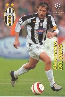 Alessandro Del Piero  Juventus Turin  Fußball Autogrammkarte 