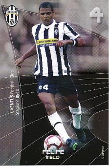 Felipe Melo  Juventus Turin  Fußball Autogrammkarte 