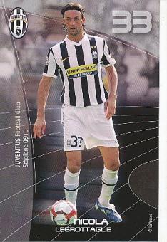 Nikola Legrottaglie  Juventus Turin  Fußball Autogrammkarte 