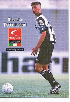 Alessio Tacchinardi  Juventus Turin  Fußball Autogrammkarte 