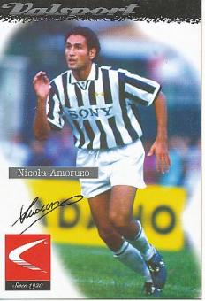 Nicola Amoruso  Juventus Turin  Fußball Autogrammkarte Druck Signiert 