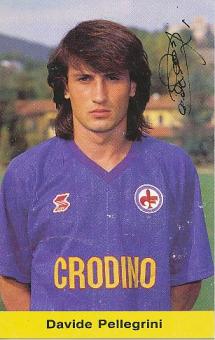 Davide Pellegrini  AC Florenz  Fußball Autogrammkarte Druck Signiert 