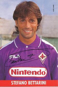 Stefano Bettarini  AC Florenz  Fußball Autogrammkarte Druck Signiert 