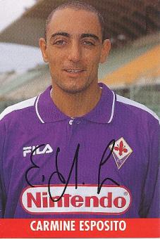 Carmine Esposito  AC Florenz  Fußball Autogrammkarte Druck Signiert 