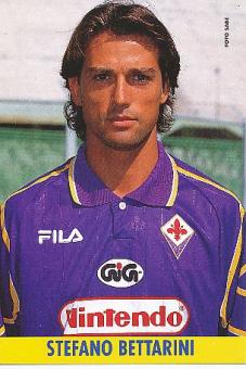 Stefano Bettarini  AC Florenz  Fußball Autogrammkarte 