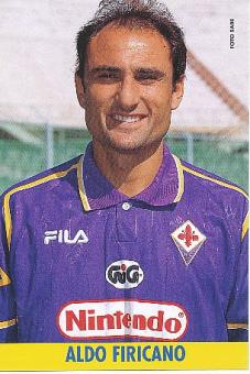 Aldo Firicano  AC Florenz  Fußball Autogrammkarte 