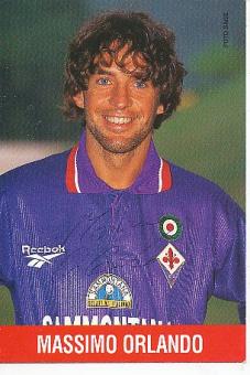 Massimo Orlando  AC Florenz  Fußball Autogrammkarte 